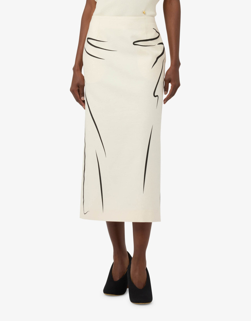 PRINTED COTTON SKIRT 1