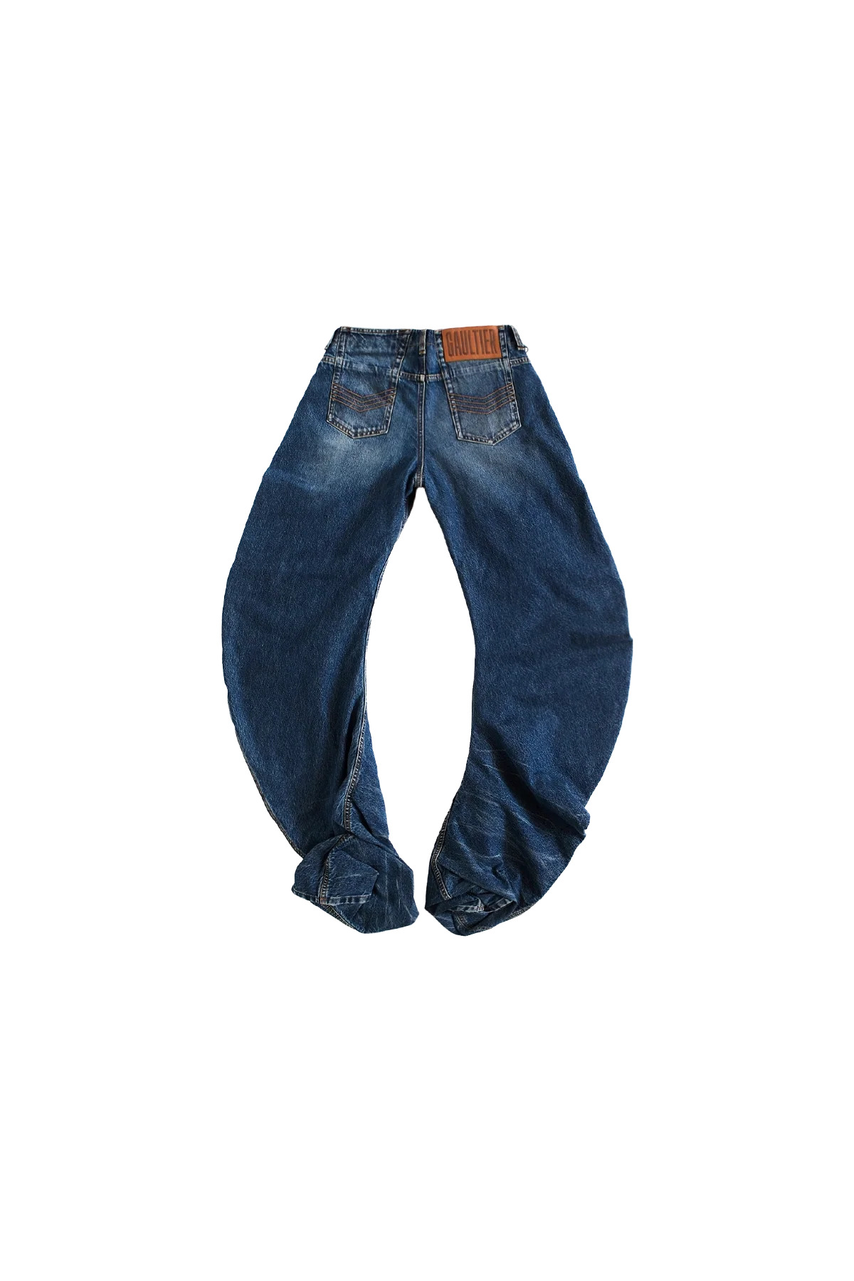 Jean Paul Gaultier Jean With Oversize Fit Vintage Blue - 2