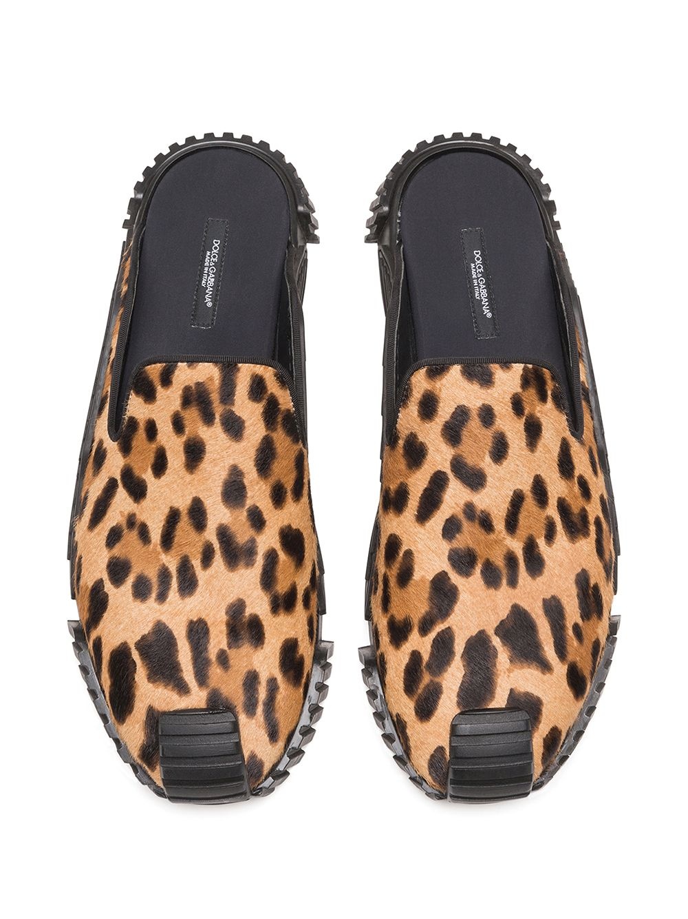 NS1 leopard-print slippers - 4