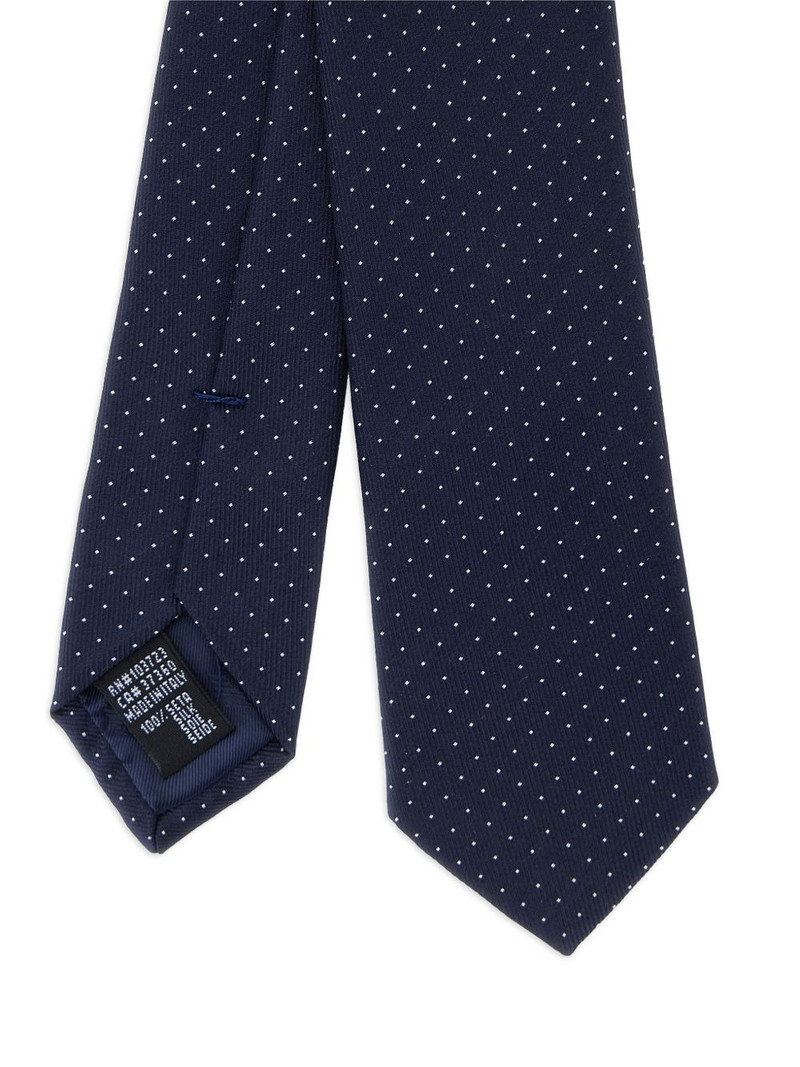EMPORIO ARMANI dotted tie outlook