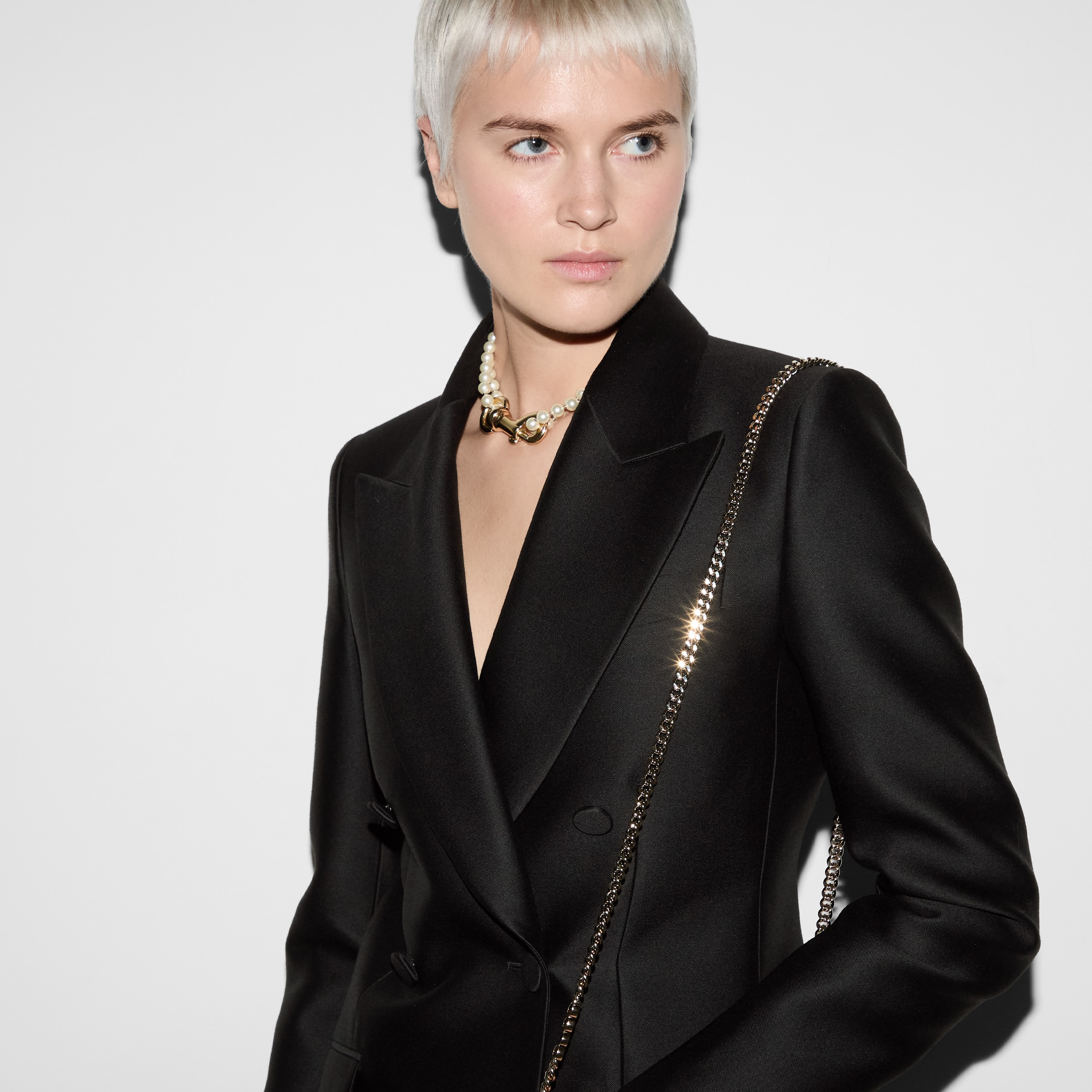 Wool silk gabardine jacket - 5