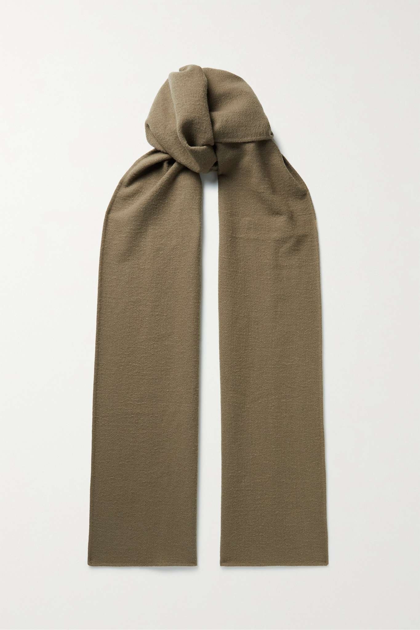 スカーフ THE ROW BISBEE WOOL BLEND REVERSIBLE SCARF The Row Bisbee wool-blend twill scarf | netaporter | REVERSIBLE