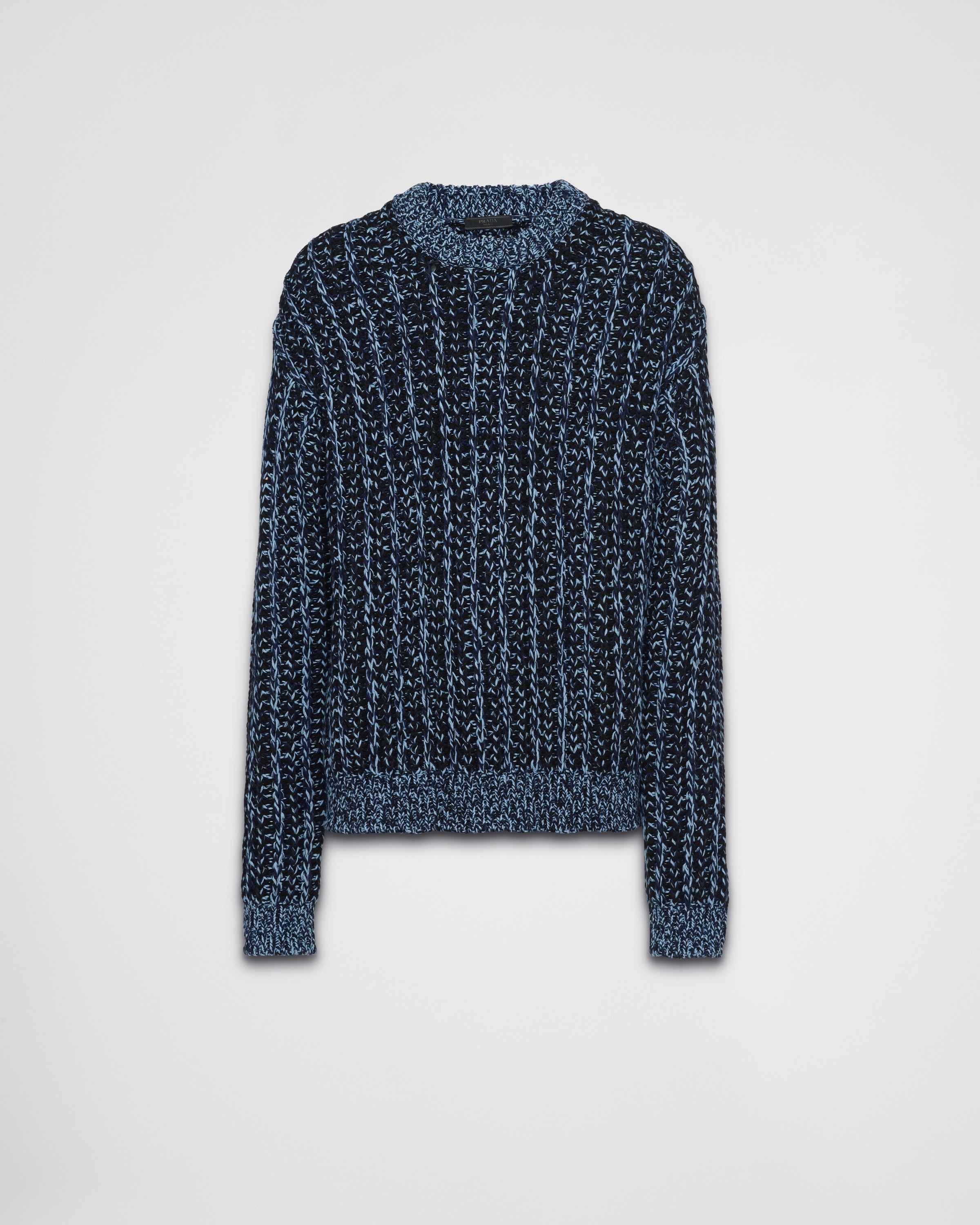Wool and cashmere crew-neck sweater - 1