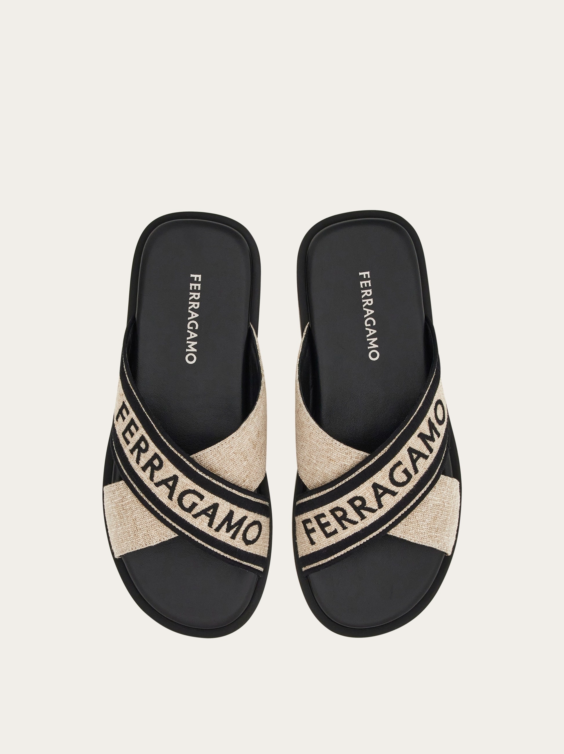 Sandal with crossover straps - 2