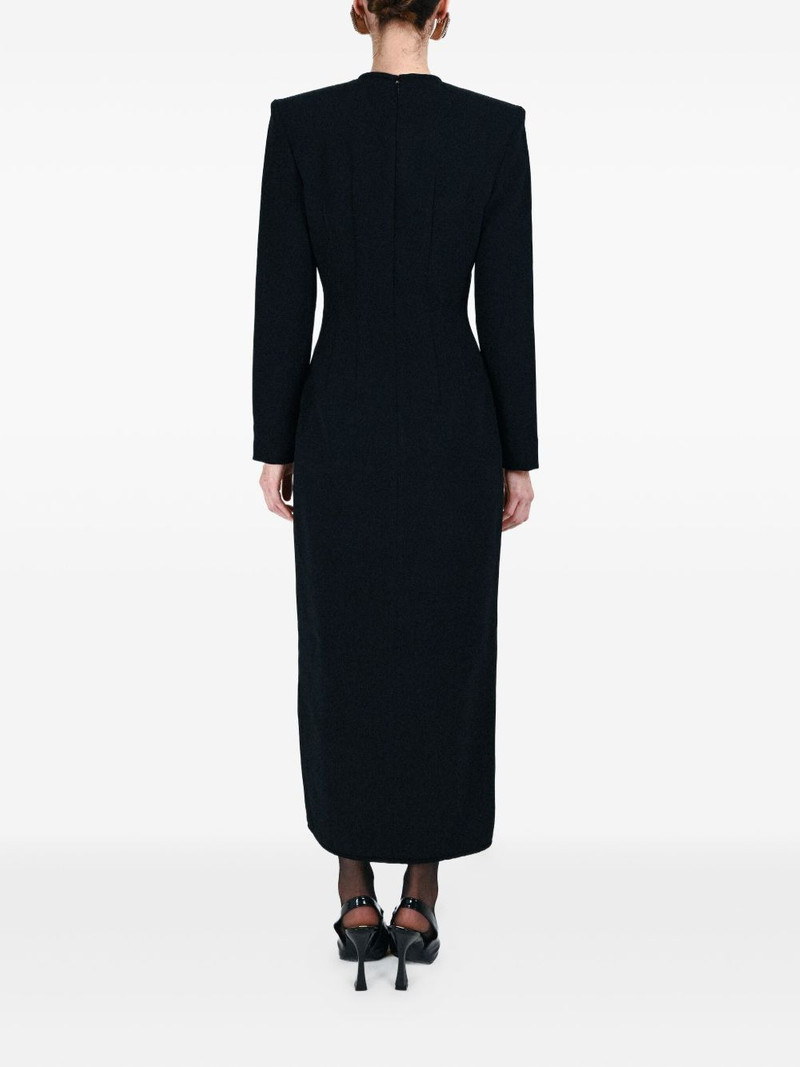 bow-detail long dress 4