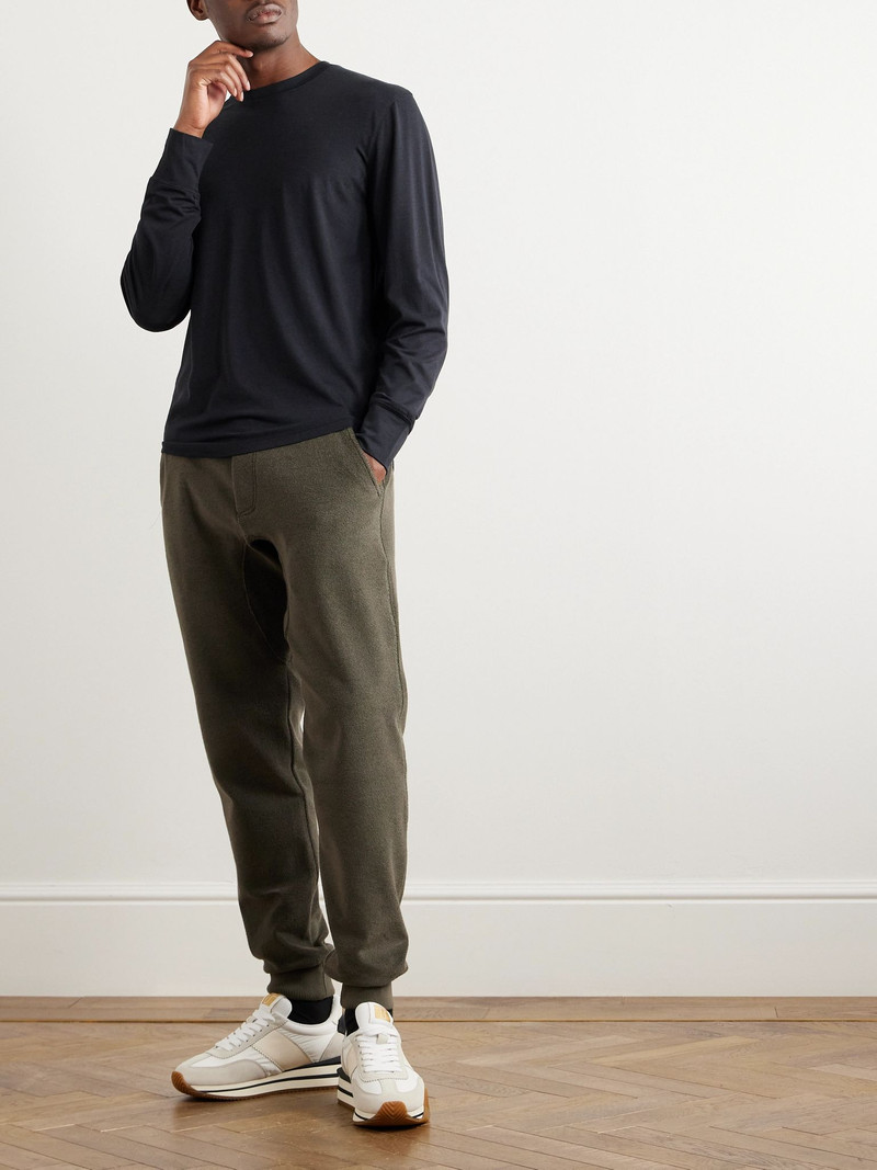 TOM FORD Slim-Fit Lyocell and Cotton-Blend Jersey T-Shirt Black outlook