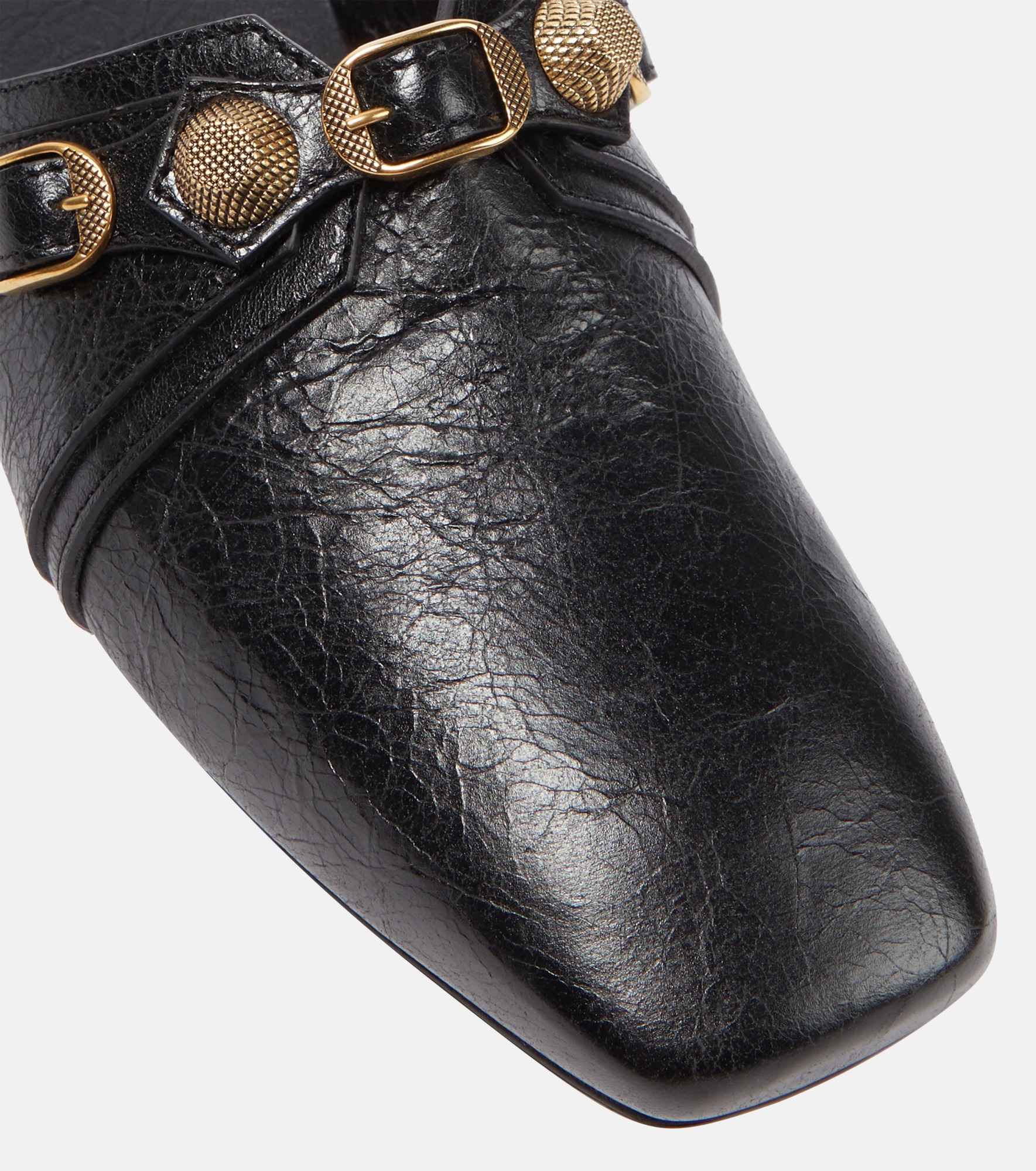 BALENCIAGA Cozy Cagole leather mules | REVERSIBLE