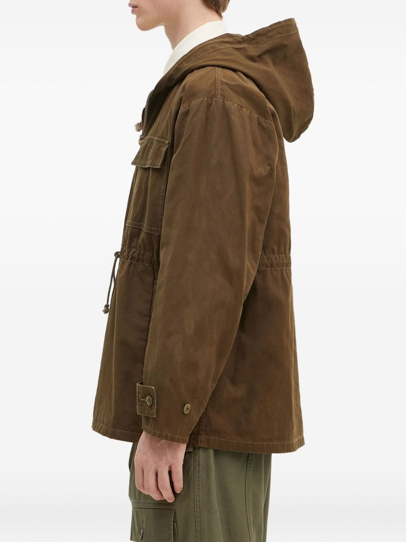 Human Made duck-print hooded jacket outlook