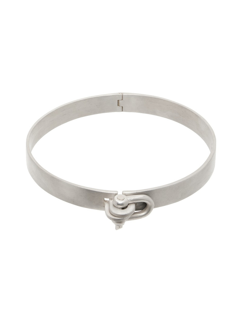 Silver Neck Cuff Choker 1