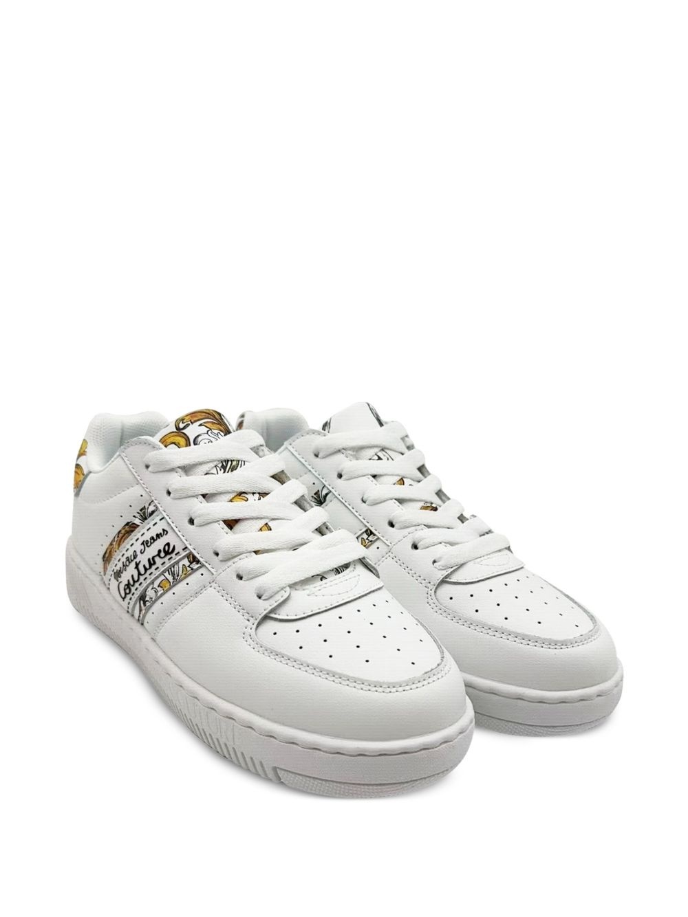 Barocco-print sneakers - 2