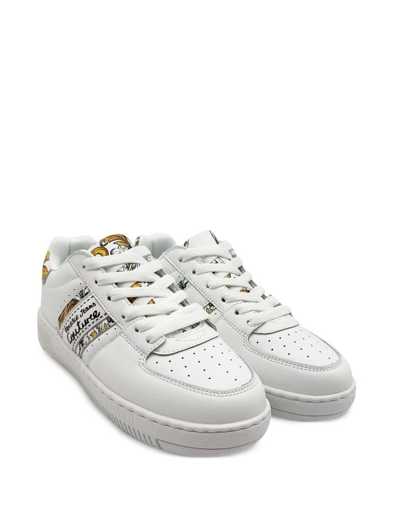 VERSACE JEANS COUTURE Barocco-print sneakers outlook
