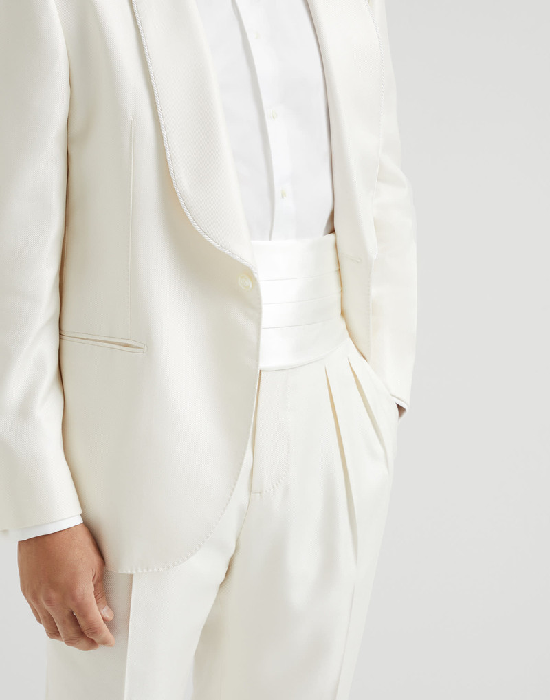 Silk and cotton satin cummerbund 3