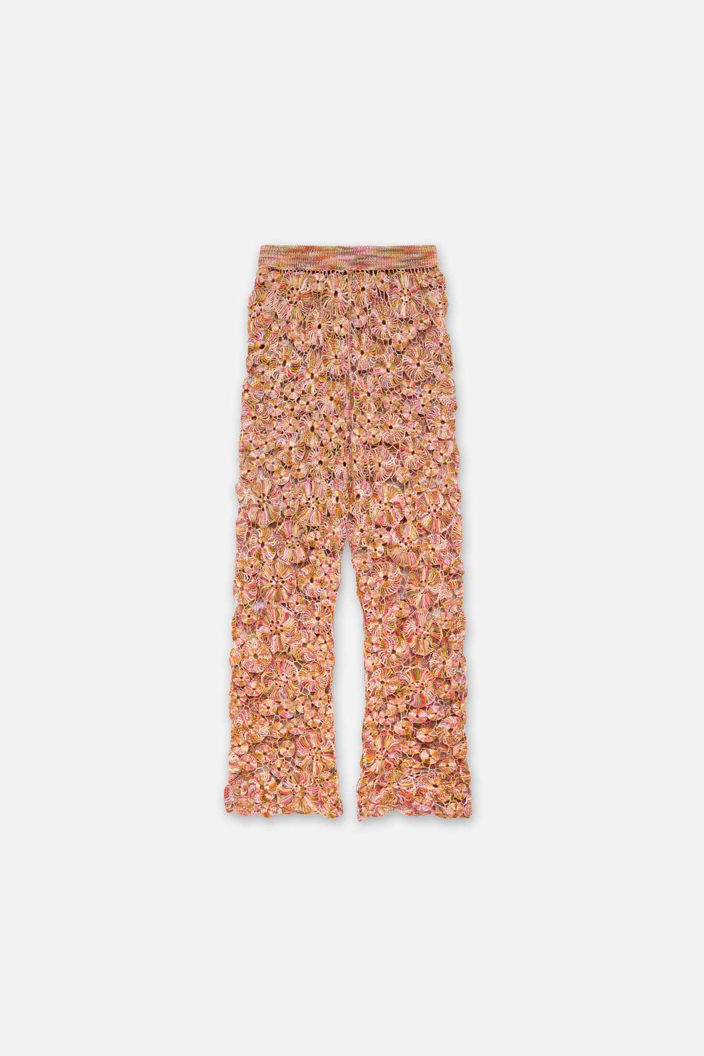 CROCHET FLORAL PANT - 1