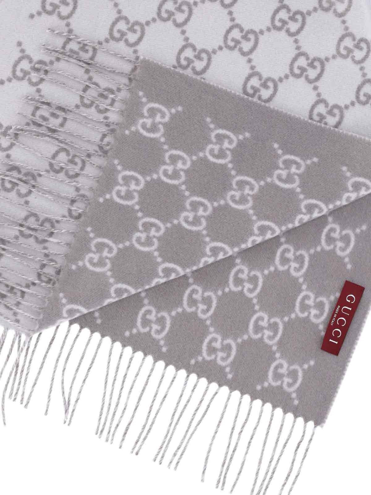 'GG' CASHMERE SCARF - 3