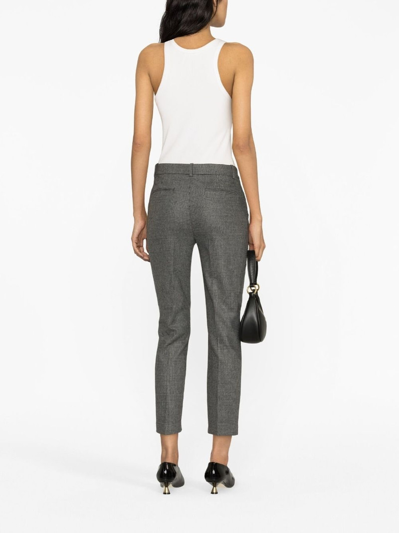 Bello checkered slim-fit trousers 4