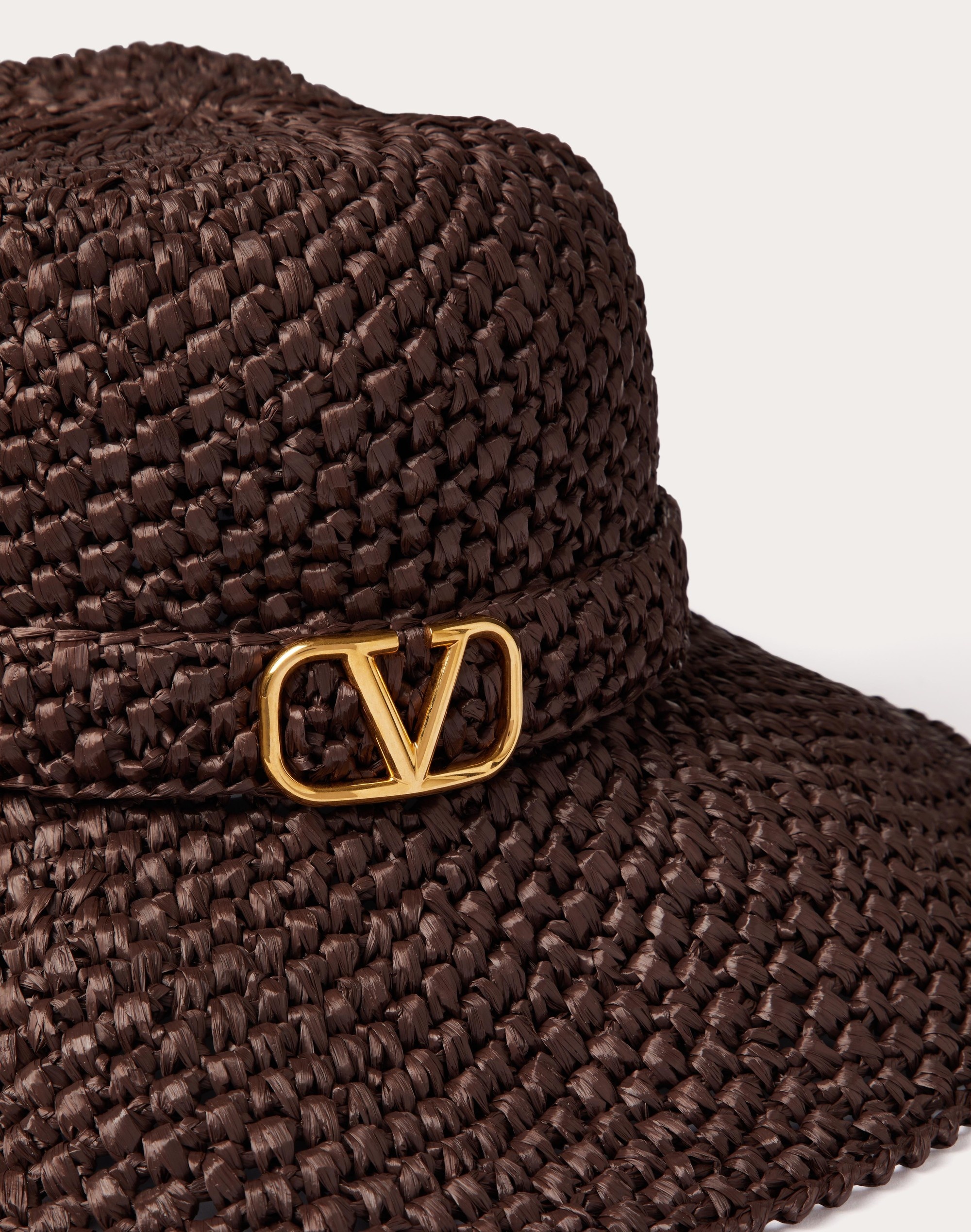 VALENTINO GARAVANI FEDORA HAT IN RAFFIA HANDMADE WITH CROCHET TECHNIQUE - 2