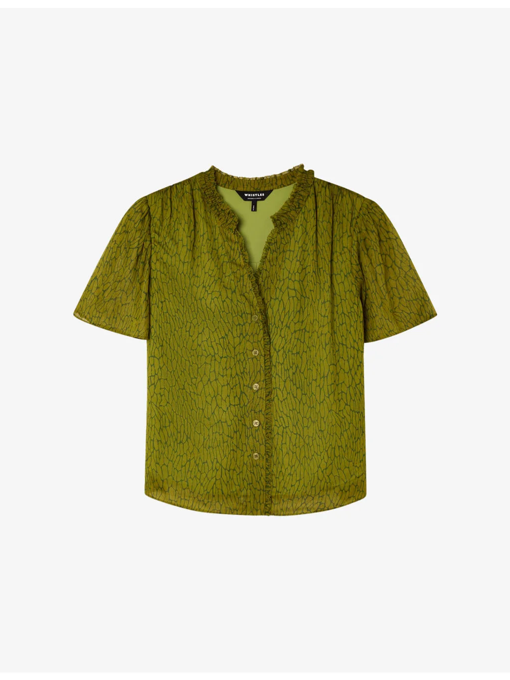 Dragonfly Abstract-Print Woven Blouse - 1