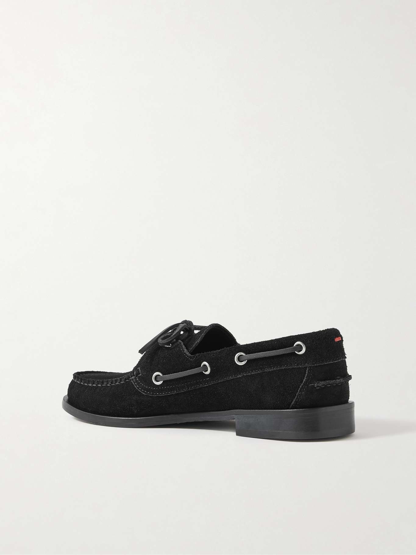 Harris suede boat shoes Black - 3