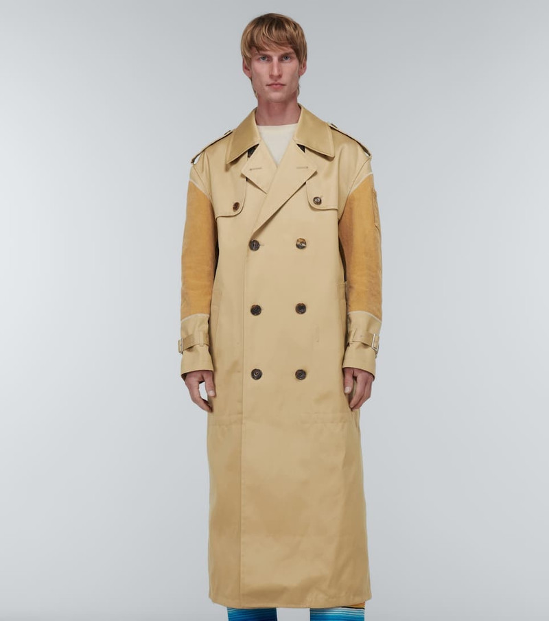 x Carhartt panelled trench coat 3