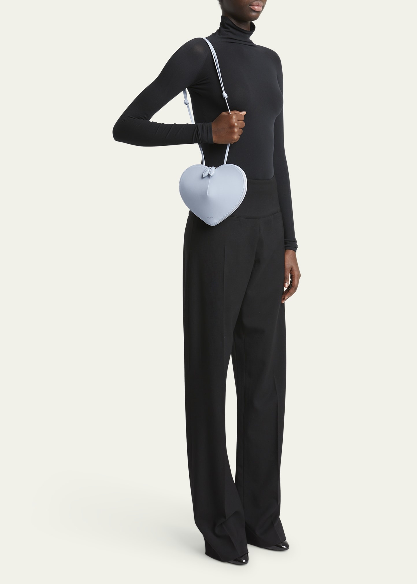 Le Coeur Crossbody Bag in Lux Leather - 6