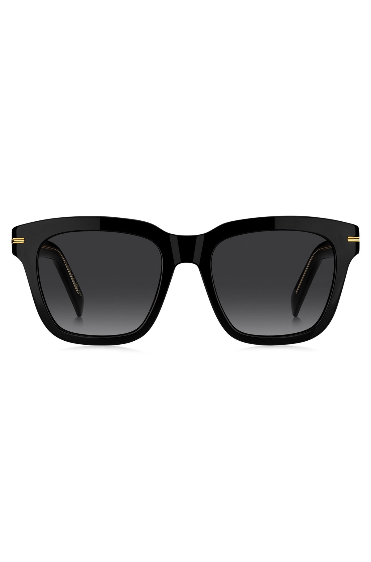 BLACK-ACETATE SUNGLASSES WITH GOLD-TONE DETAILS - 3
