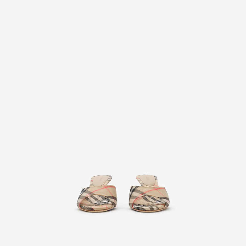 Burberry Check Mews Low Sandals​ outlook