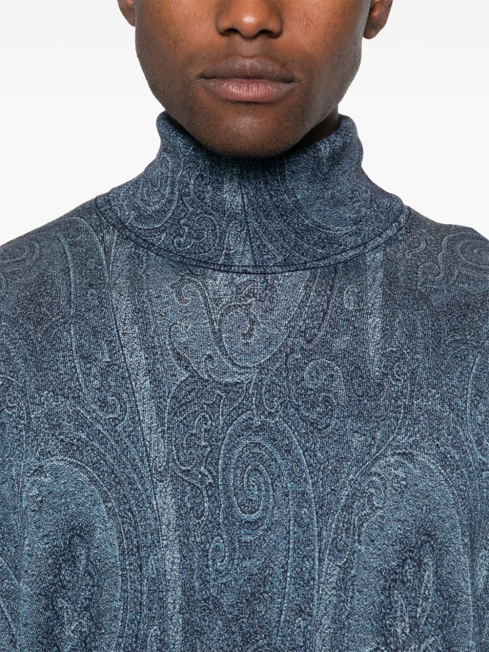 paisley-jacquard sweater - 5