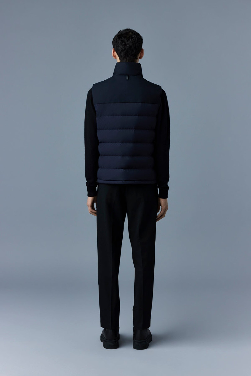 BOBBIE Agile-360 stretch light down vest with stand collar 4