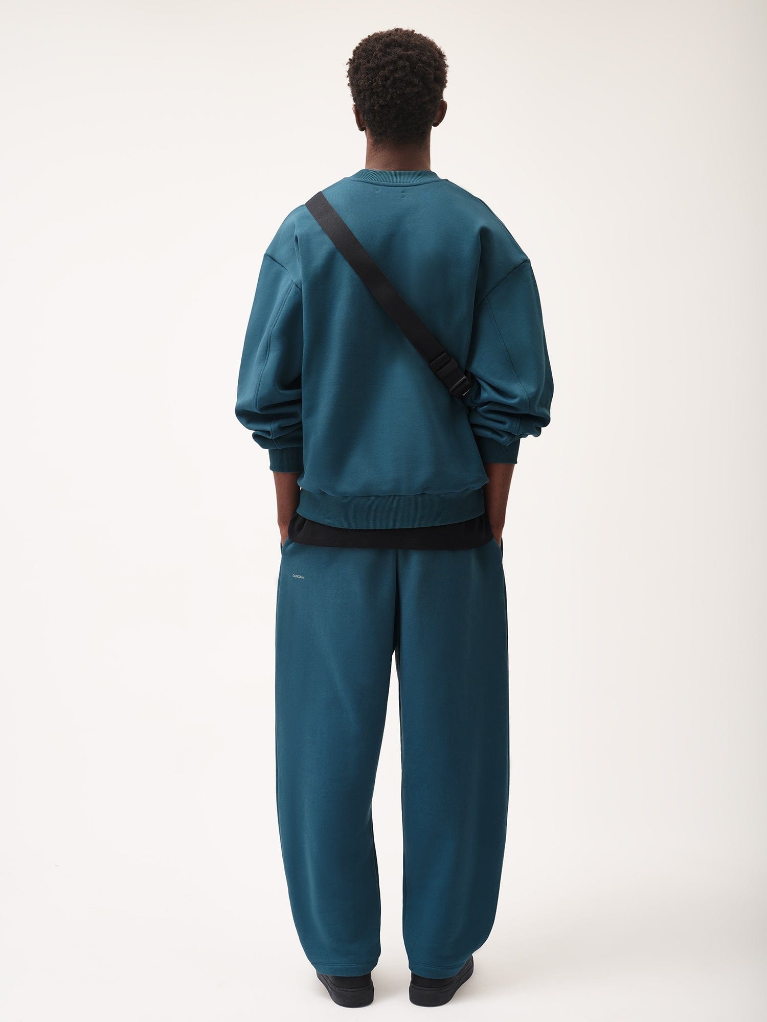 Mens DNA Barrel-Leg Track Pants - Storm Blue - 3