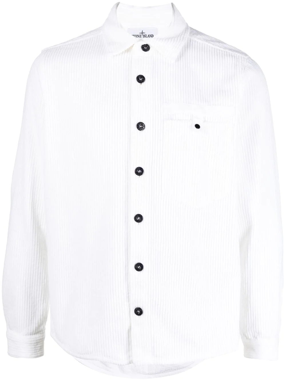 corduroy buttoned overshirt - 1