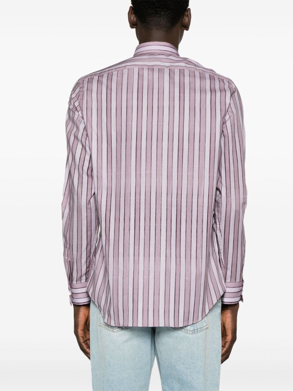 striped organic cotton shirt - 4