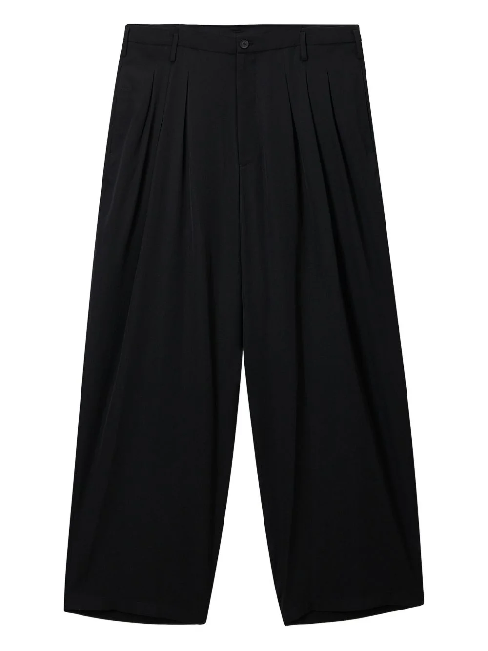 pleated wool trousers - 1
