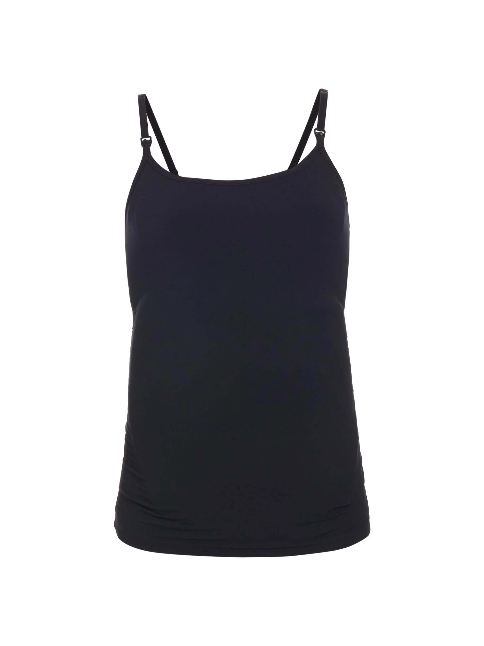 Women's Mia AirWeight Maternity Tank - Black - 1