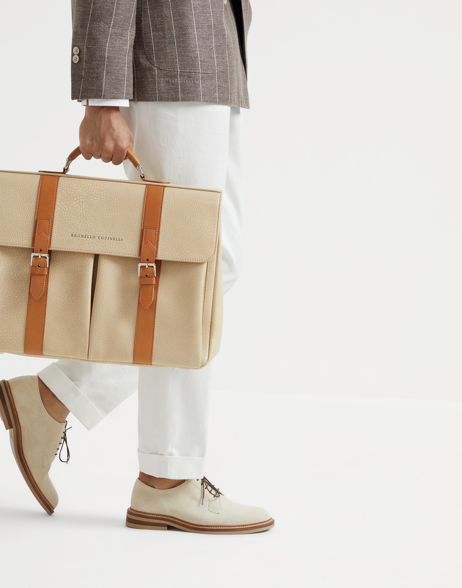 Cowhide briefcase - 4