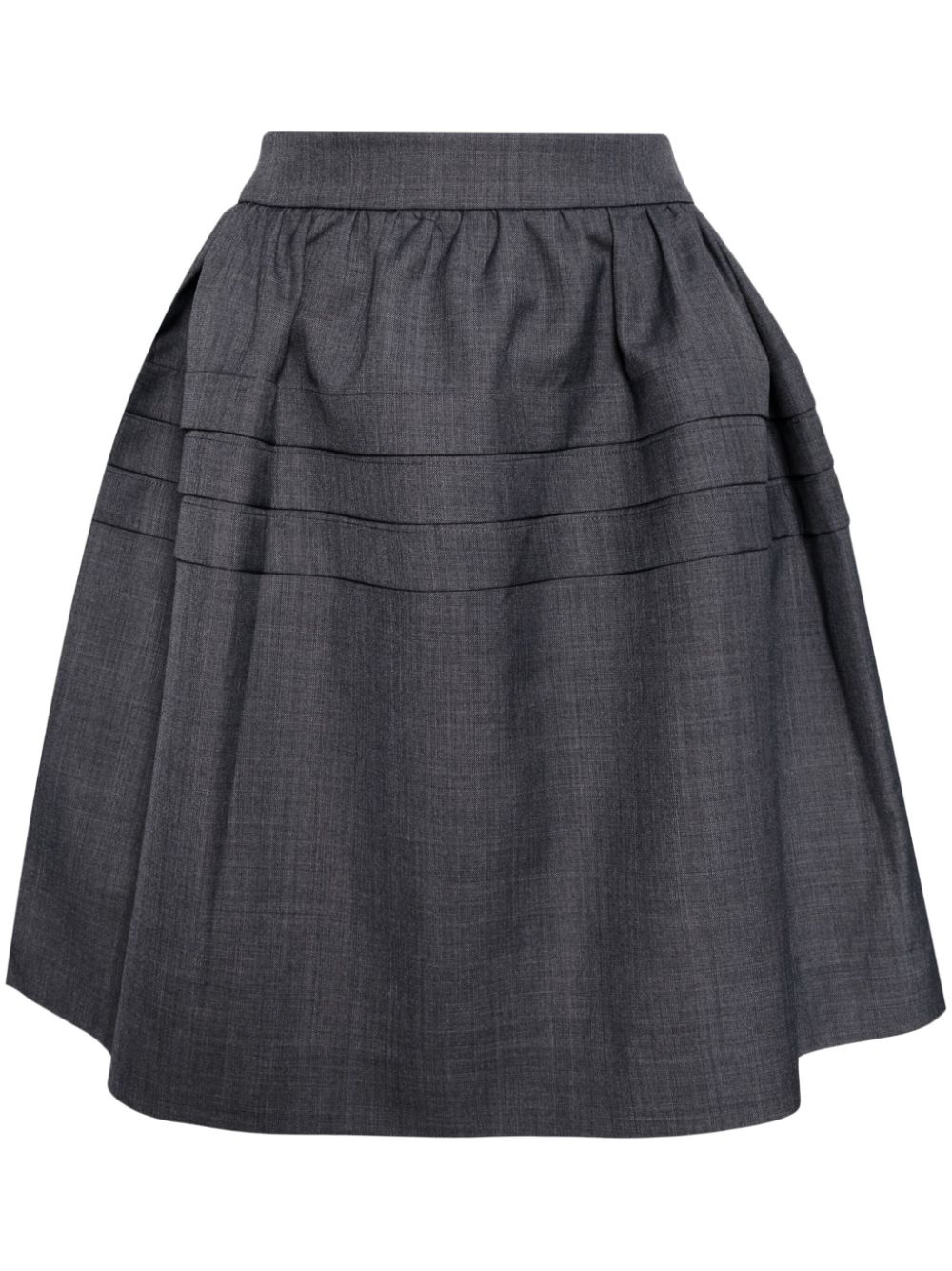 A-line midi skirt - 1