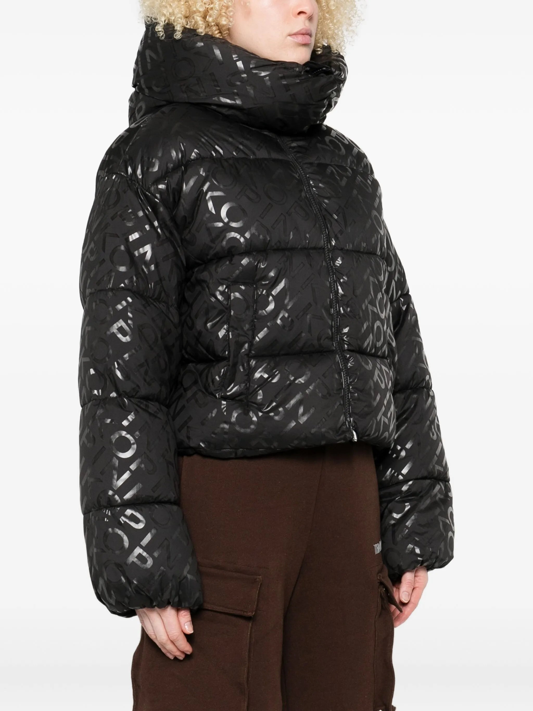 Pinko Logo-print Puffer Jacket - 3