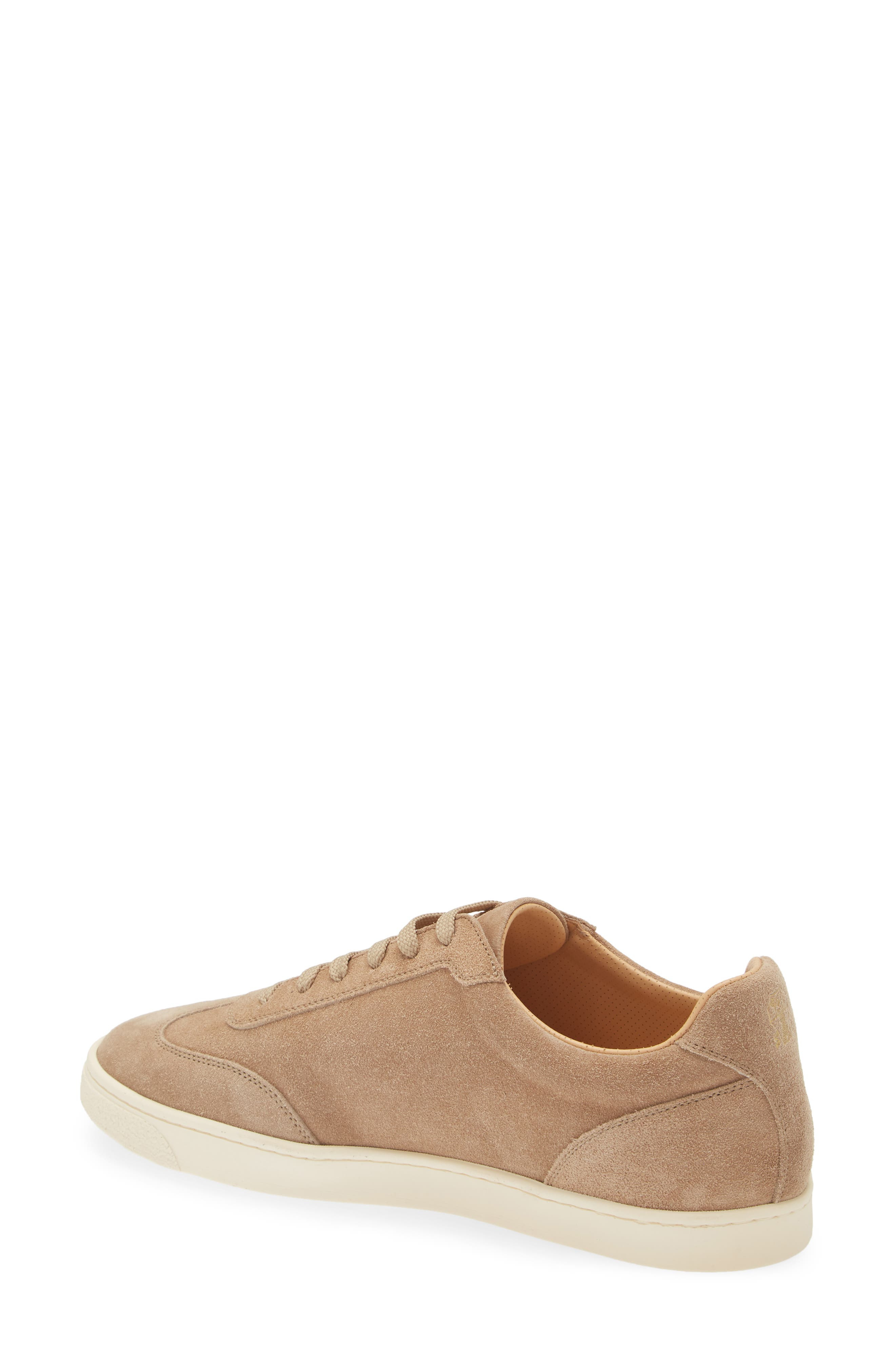 Suede Low Top Sneaker - 2