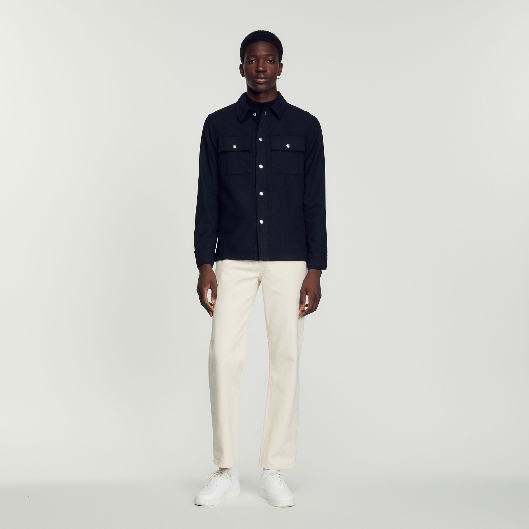 Wool overshirt - 3