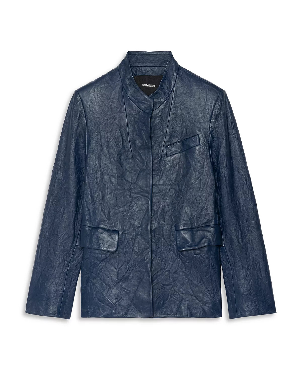 Veryn Cuir Froisse Leather Jacket - 7