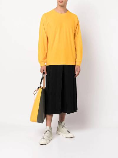 ISSEY MIYAKE Release long-sleeve cotton top outlook