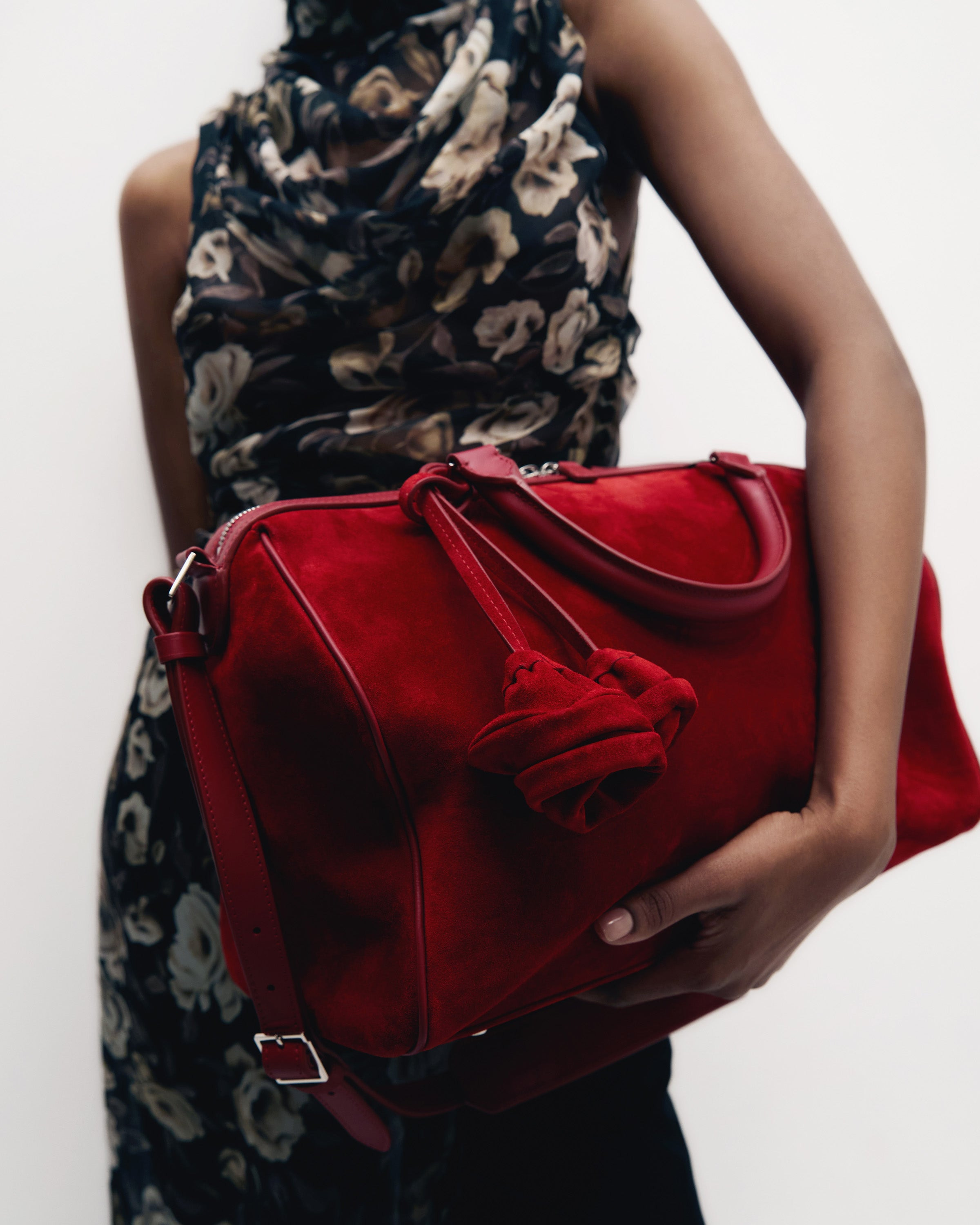Varsovia bag in red suede - 6