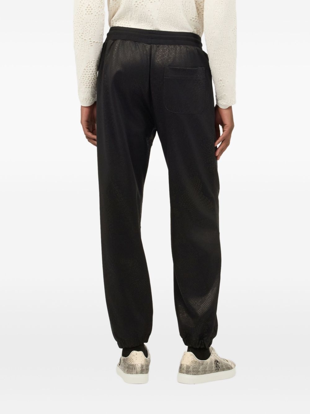 patterned-jacquard trousers - 4