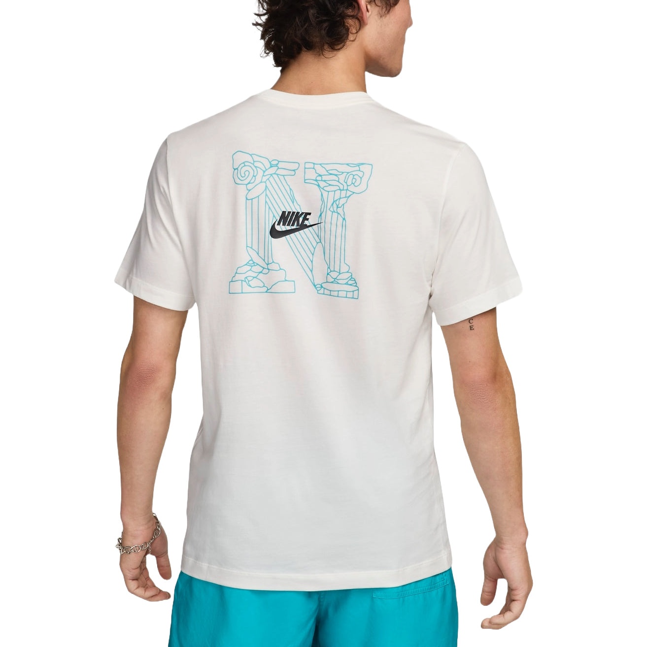 Nike Sportswear Swoosh T-Shirt Asia Sizing 'Sail' FZ5418-133 - 2