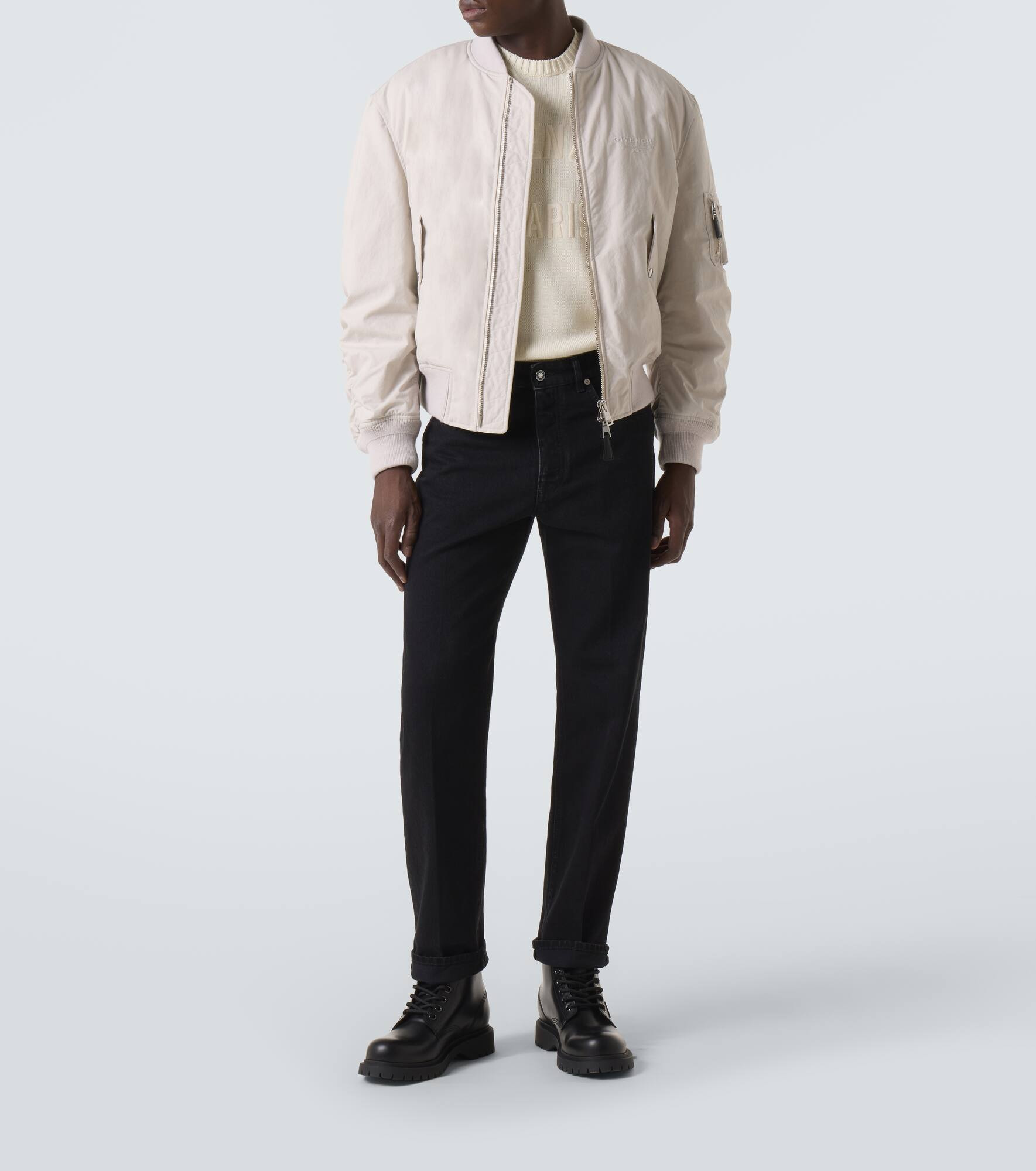 Givenchy Stamp cotton-blend bomber jacket - 2