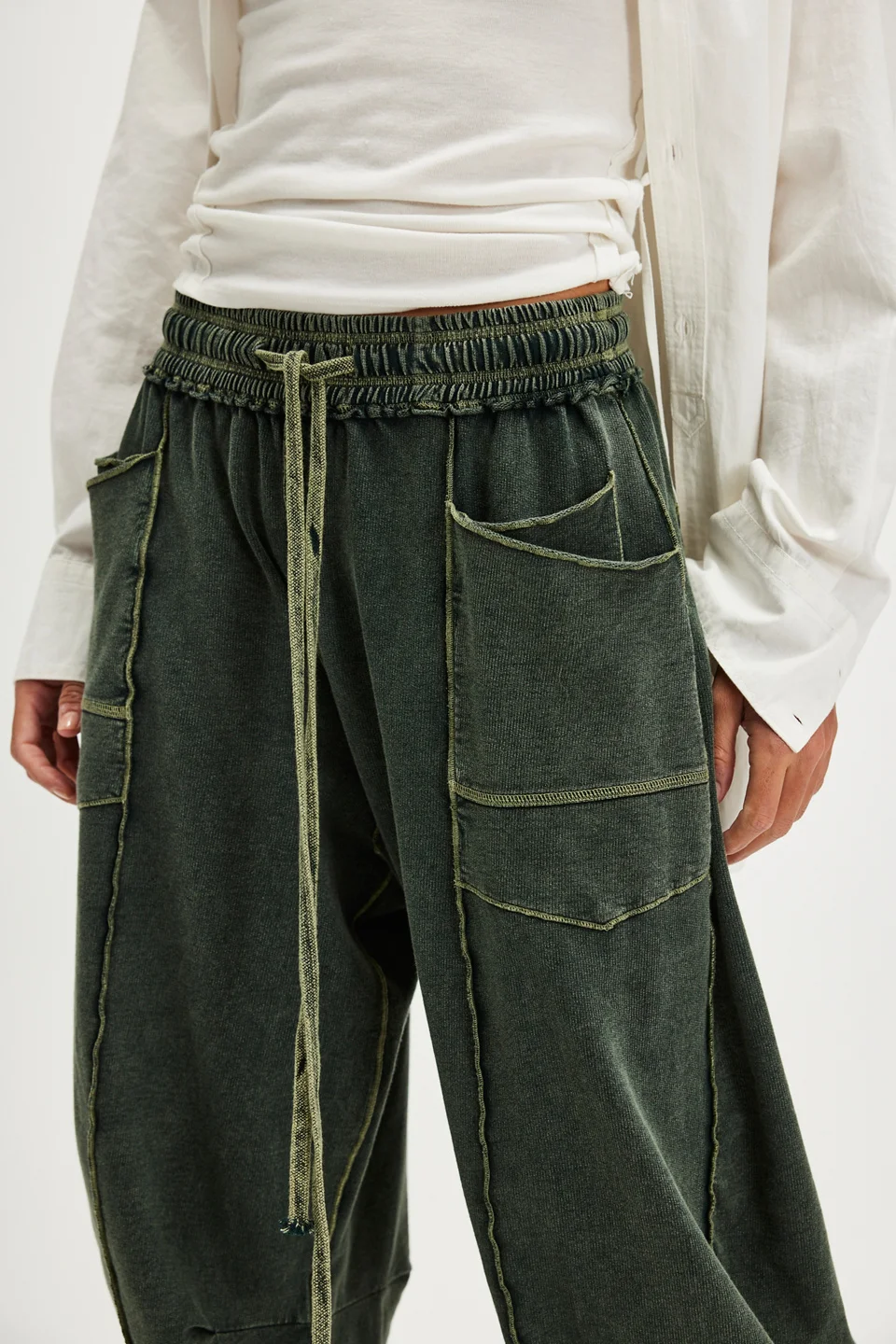 Kaiden Pull-On Barrel Pants - 1