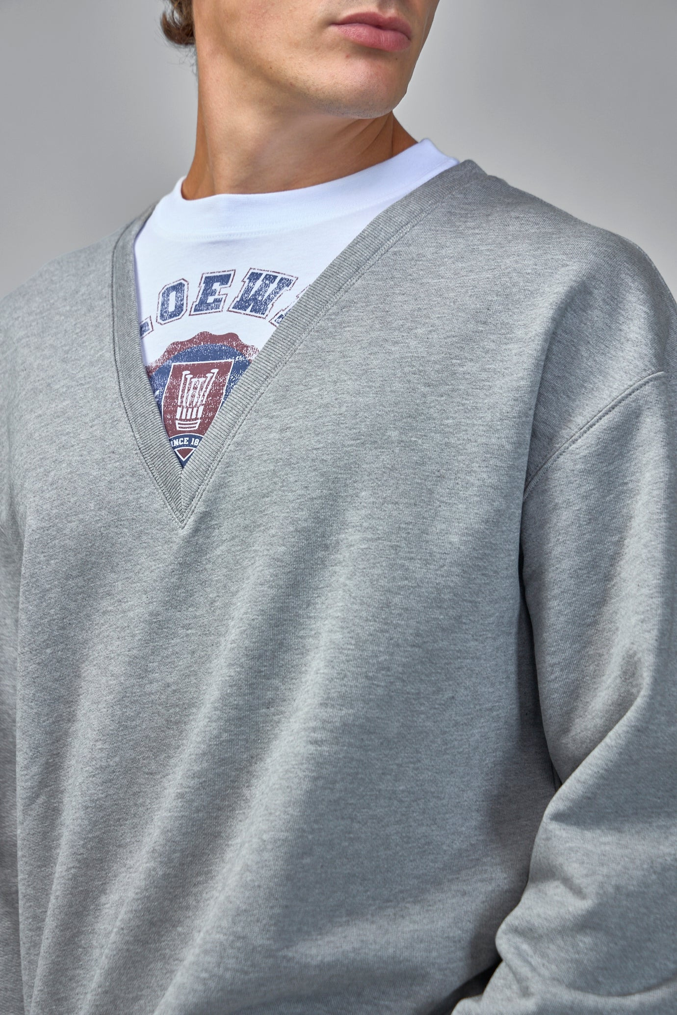 Sweatshirt in Cotton - 5