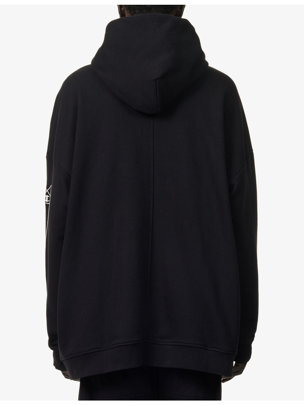 Rick Owens x Champion Jumbo Jason Embroidered Cotton-Jersey Hoody - 4