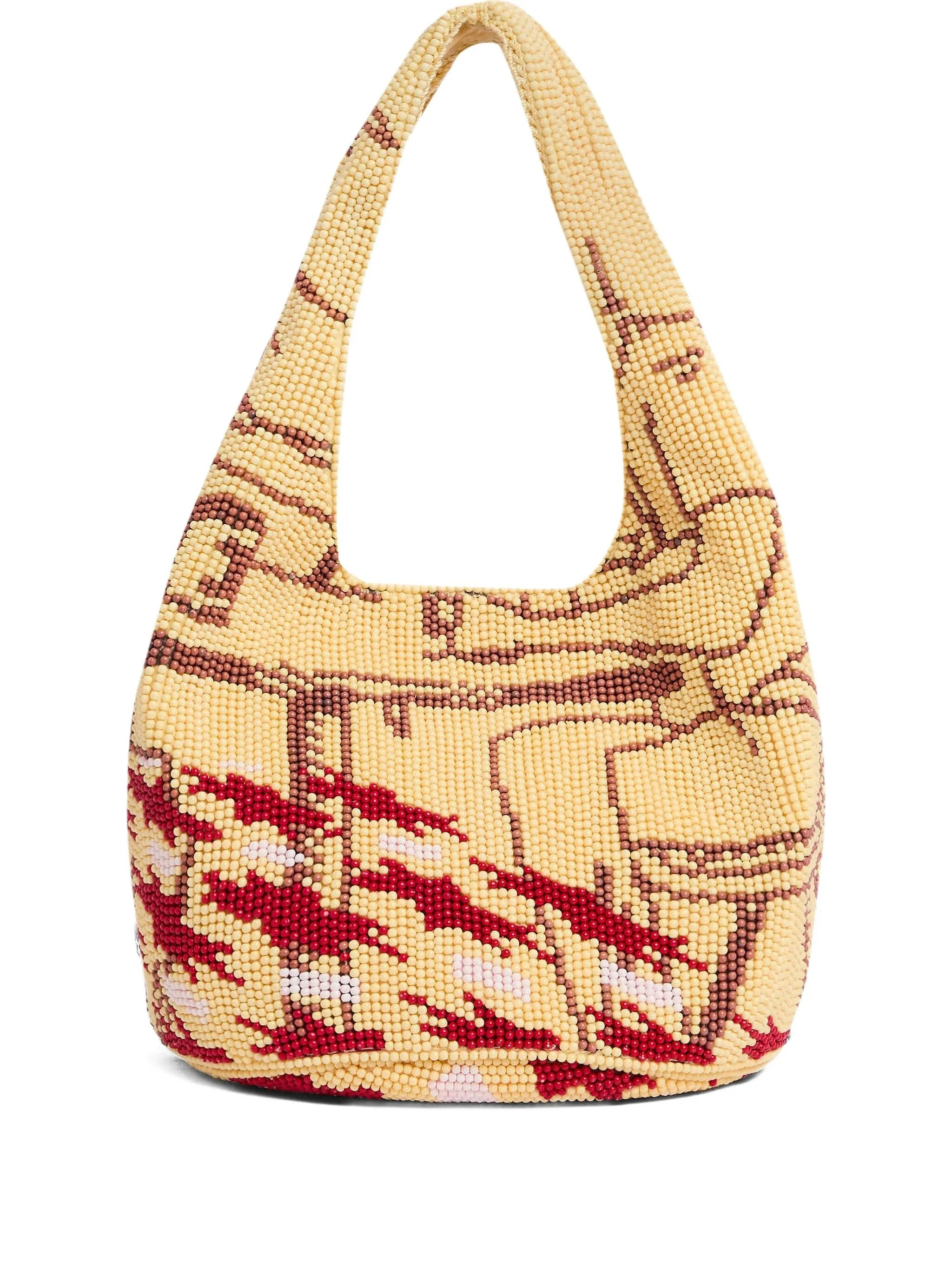 Jw Anderson Beaded-pattern Shoulder Bag - 1