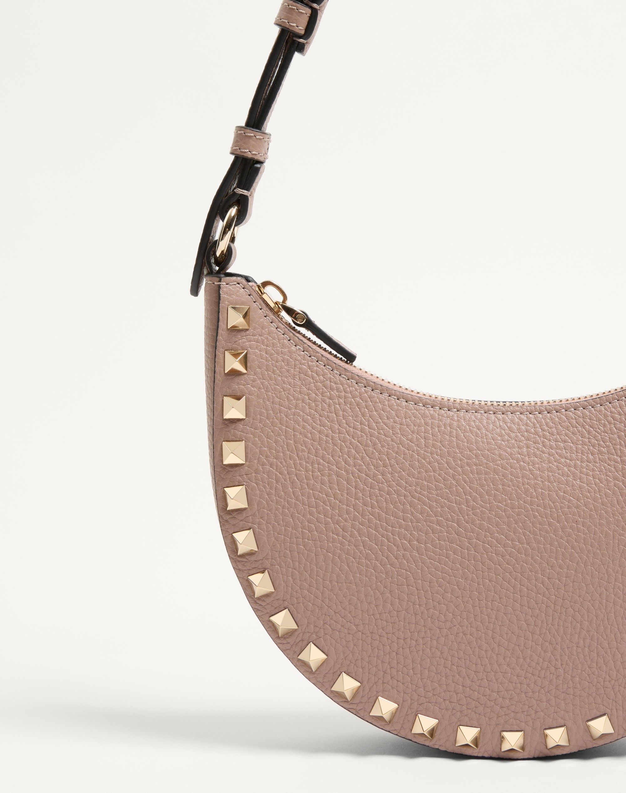 MINI ROCKSTUD HOBO BAG IN GRAINY CALFSKIN - 6