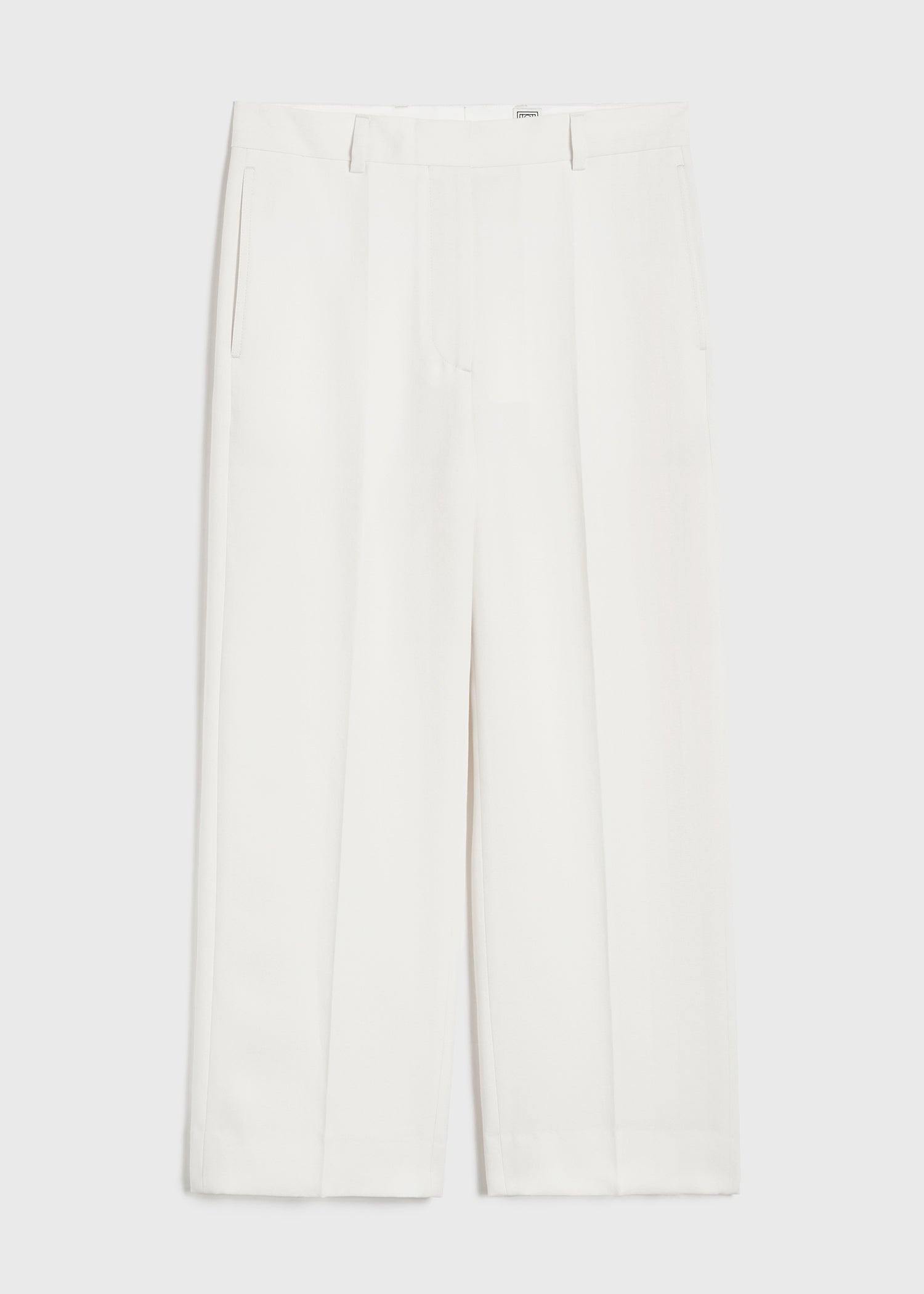 Straight cropped trousers off-white - 1